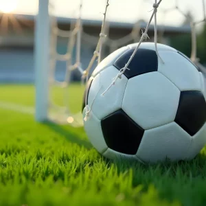 Dolu futbol stadionunun yuxarıdan görünüşü